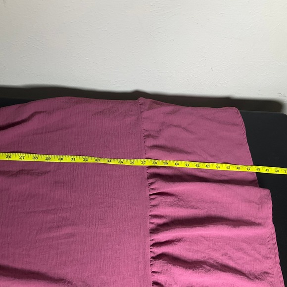 Lucky Brand Bohemian Womens Dress Sz M Pink Sleeveless V Neck Tiered Romantic - Picture 12 of 13